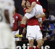 Egipto žaidėjai triumfuoja tapę čempionais