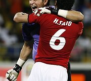 Egipto žaidėjai triumfuoja tapę čempionais