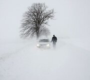 Vokietija atsidūrė sniego gniaužtuose