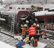 Traukinių susidūrimą i&scaron;gyvenę žmonės sako, kad tai buvo tarsi ko&scaron;maras