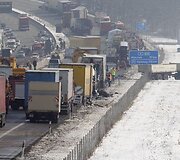 Avarija Vokietijos greitkelyje