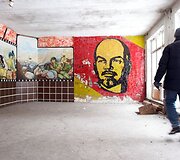 Buvusio karinio miestelio vaizdai