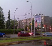 Po liūties paskendęs Kaunas