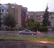 Po liūties paskendęs Kaunas