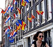Amsterdamas sekmadienį gyvena futbolo nuotaikomis