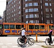 Amsterdamas sekmadienį gyvena futbolo nuotaikomis