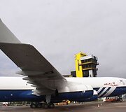Orlaivio nusileidimo akimirka