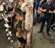 Leipcigo knygų mugėje netrūksta ir karnavalo nuotaikos, ją kuria Manga komiksų gerbėjai, kurie renkasi įspūdingą aprangą.