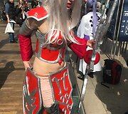Leipcigo knygų mugėje netrūksta ir karnavalo nuotaikos, ją kuria Manga komiksų gerbėjai, kurie renkasi įspūdingą aprangą.