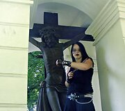 Fotosesija kapinėse