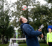 Sporto festivalio akimirka.