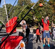 Sporto festivalio akimirka.