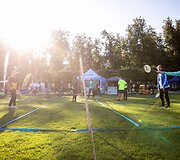Sporto festivalio akimirka.