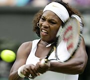 Antroji varžybų raketė amerikietė Serena Williams 6-1, 7-5 įveikė portugalę Neuzą Silvą