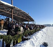 Sartų žirgų lenktynių akimirka