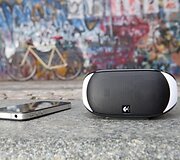 Muzikos sistema su laisvų rankų įranga &bdquo;Logitech Mini Boombox&ldquo;