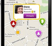 Žaidėjų buvimo vieta bus nustatoma naudojant GPS signalą. 