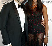 Dizaineris Riccardo Tisci ir supermodelis Naomi Campbell