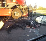 Avarija kelyje &bdquo;Via Baltica&ldquo;