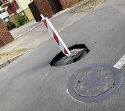 Duobė P.Kalpoko gatvėje
