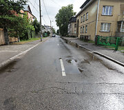 Duobė Au&scaron;ros gatvėje