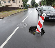 Duobė Kapsų gatvėje