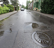 Duobė P.Vi&scaron;inskio gatvėje