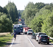 Avarija kelyje Kaunas-Prienai