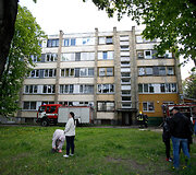 Gaisras Kauno daugiabutyje