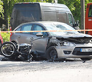 Motociklo avarija Vandžiogalos plente
