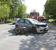 Motociklo avarija Vandžiogalos plente