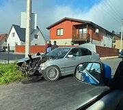 Penktadienio ryto avarijos Kaune