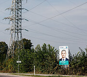 Rinkiminiai plakatai Akademijoje