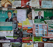 Rinkiminiai plakatai Zapy&scaron;kyje