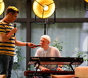 Justinas Jankevičius ir Vidas Bareikis