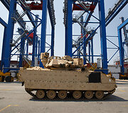 JAV karinė technika Klaipėdoje