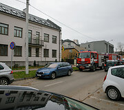 Gaisras Auk&scaron;taičių gatvėje