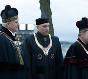 Universitetų akcijos metu uždaryta gatvė