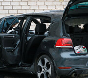 Kaune sprogo automobilis &bdquo;Golf&ldquo;