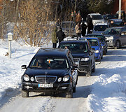 Laidotuvių akimirka