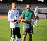 Lietuvos jaunimo (U-19) vaikinų futbolo rinktinės treniruotė