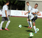 Lietuvos jaunimo (U-19) vaikinų futbolo rinktinės treniruotė