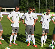 Lietuvos jaunimo (U-19) vaikinų futbolo rinktinės treniruotė