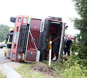Avarija netoli Lapių gyvenvietės