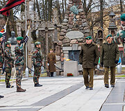 &Scaron;aulių vėliavos perdavimo ceremonija