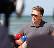 Gelbėtojų drono pristatymas