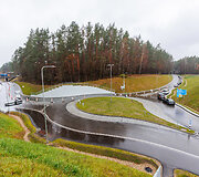 Tunelio kelių Lentvaris&ndash;Vievis sankirtoje atidarymas