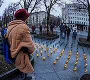 Akcija &bdquo;Uždek žvakutę žuvusiems Ukrainos laisvės gynėjams&ldquo;