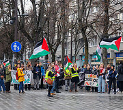 Palestinos palaikymo akcija Kaune