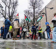 Palestinos palaikymo akcija Kaune